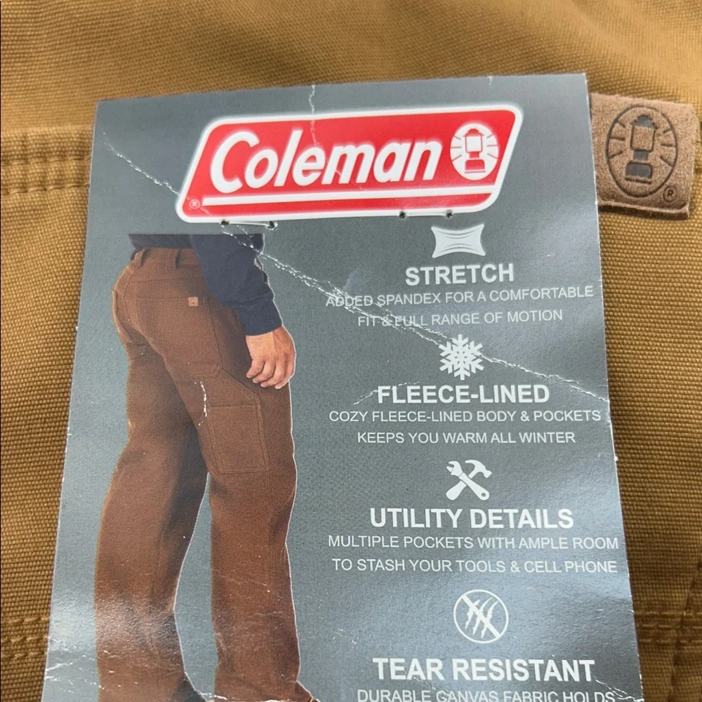 Coleman Fleeced Lined Pants Size 34x32